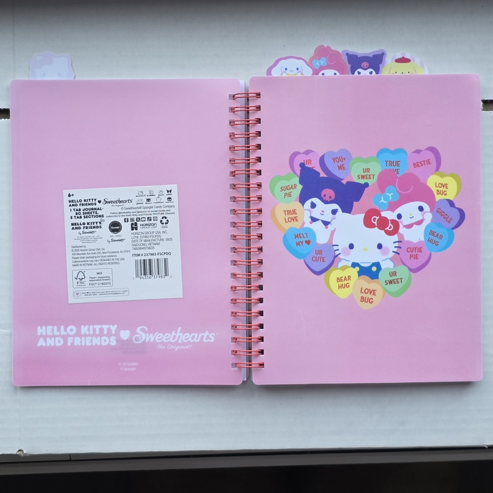 Pink Hello Kitty Spiral Notebook - Picture 8 of 8
